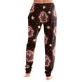 thumbnail image 5 of Hearthz Halloween Print Pj Pants Women Ghost Pumpkin Spider Web Graphic Jogger Lounge Pants Elastic Waist Comfy Lounge Pants Women with Cuffed Ankles, 5 of 5