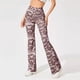 thumbnail image 4 of Liquidación ICHUANYI, pantalones de Yoga con estampado de ondas de agua de cintura alta para correr, informales, de verano para mujer, pantalones largos con corte de bota ICHUANYI WER2023082202565, 4 of 4