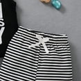 thumbnail image 6 of Douhoow Baby Boys Letter Printed Sleeveless Tops Stripe Short Set Summer Infant Boys Outfits, 6 of 6