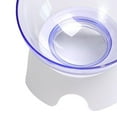 thumbnail image 7 of 15 degree Tilted Elevated Cat Bowls Feeding Station with Stand Non Raised Dish Water Food Bowls for Indoor Cats, Small Medium Large Dog, Kitty Bowl Clear, 7 of 7