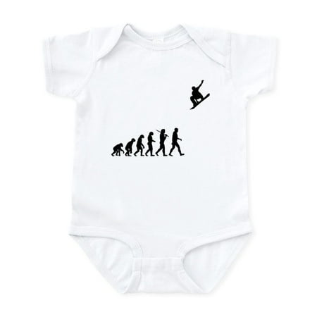 

CafePress - Snowboarding Infant Bodysuit - Baby Light Bodysuit Size Newborn - 24 Months