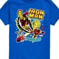 thumbnail image 3 of Marvel Iron Man - Sticker Style - Toddler And Youth Short Sleeve Graphic T-Shirt, 3 of 5