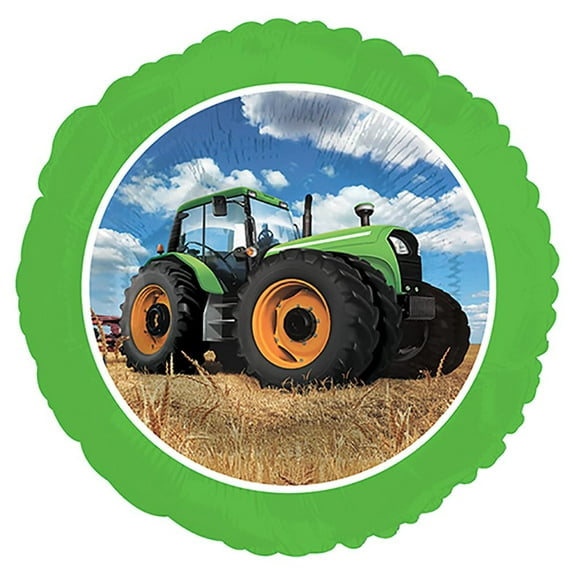 LOONBALLOON Farm Animals Balloons, 17″ TRACTOR TIME