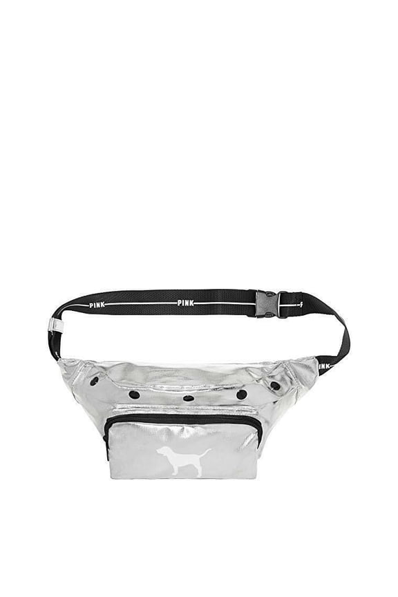 Pink Oversized Snap Belt Bag Silver Oversized NWT Fanny Pack