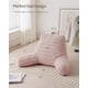 thumbnail image 3 of Almohada de lectura Blissful Diary, espuma viscoelástica triturada, rosa, 3 of 7