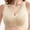 Beige, variant on Plus Size Bras for Women Women Feeding Nursing Pregnant Maternity Bra Without Steel Rings Front Buckle Breastfeeding Underwear