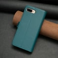 thumbnail image 6 of Zipper Wallet Case for iPhone 8 Plus / iPhone 7 Plus Wrist Hand Strap PU Leather Flip Case, Credit Card Slots Kickstand Magnetic Clasp TPU Shell Shockproof Cover for Women Men, Green, 6 of 9