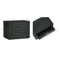 thumbnail image 3 of Evelyn Modern 32 Nightstand 4.0 with 3 Full Extension Drawers in Charcoal Grey, 3 of 10