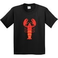 thumbnail image 3 of Inktastic Lobster Cute Ocean Creature Youth T-Shirt, 3 of 5