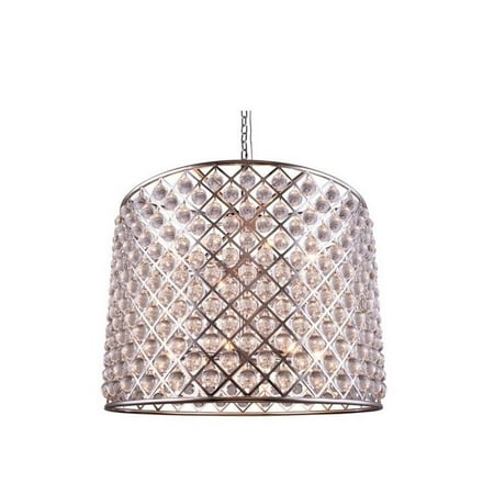 Twelve Light Crystal Pendant - Elegant Lighting Madison 36