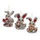 thumbnail image 4 of 3 Piezas Colgante Conejo Pascua Decorativo Llavero Acrílico Ornamento Colgante para Coche Mochila Bolsa Regalo Decoración de Pascua Cumpleaños, 4 of 9