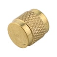 thumbnail image 2 of 25/50PCS Engine Hood Cover /4 Round Brass with Rubber O-Ring HVAC Valve Cover, 2 of 9