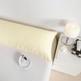 thumbnail image 4 of [Pillowcase]-Ultra Soft Microfiber Body Pillowcase, Cozy Machine Washable long Pillow Cover, Ivory, 1 Count, Pillow not included, 4 of 5