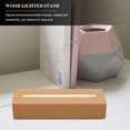 thumbnail image 4 of BRIGHTFUFU 2Pcs Rectangular Wood LED Light Display Base with Display Function for Acrylic Items, 4 of 4