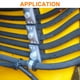 thumbnail image 5 of Kit de surtido de 140 piezas de abrazaderas de cable, abrazadera aislada con cojín de goma de acero inoxidable, 5 of 5
