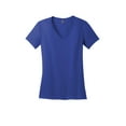 thumbnail image 5 of District - Women's Perfect Weight V-Neck Tee. DM1170L - XS Deep Royal, 5 of 6