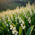 thumbnail image 5 of Lily of the Valley Live Plant, Set 5 Dormant Roots, White Flower for Outdoor Planting, 5 of 5