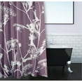 thumbnail image 3 of Simply Daisy 70" W x 73" L Windy Blossom Polyester Shower Curtain, Purple [1 Ct], 3 of 5
