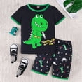 thumbnail image 2 of NOLDARES Toddler Baby Boy Summer Clothes Dinosaur T-Shirt and Shorts Boy Outfits 12 Months to 4T Blazer,12-18 M, 2 of 5