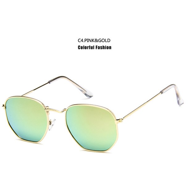 Gafas De Sol De Calle Polarizadas De Metal Marco Completo Unisexpangjing
