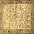 thumbnail image 1 of Ahgly Company Indoor Square Animal Brown Traditional Area Rugs, 7' Square, 1 of 4