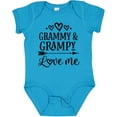 thumbnail image 3 of Inktastic Grammy and Grampy Love Me Valentine Boys or Girls Baby Bodysuit, 3 of 5