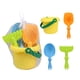 thumbnail image 2 of Juego de 4 juguetes de playa para niños | Cubo de plástico y 3 palas | Herramientas de arena duraderas y seguras para niños pequeños | Diversión portátil al aire libre en la playa, arenero, jardín y, 2 of 5