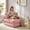 Pink, variant on Puremind Folding Sofa Bed, Convertible Floor Couch for Adults/Kids, Corduroy Fold Out Chair Bed with Pillow for Living Room/Bedroom, Blue