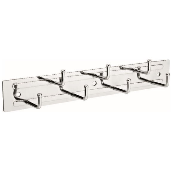 Rev-A-Shelf Brc-12Ns Classic Closet 11-3/4" Static Stationary Belt Rack - Chrome