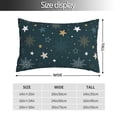 thumbnail image 2 of Salouo Christmas Snowflake Pattern Pillow Cases,1PC Pillow Covers with Envelope Closure Decorative Pillow Case for Bed Couch,Pillows Not Included-16"x24", 2 of 6