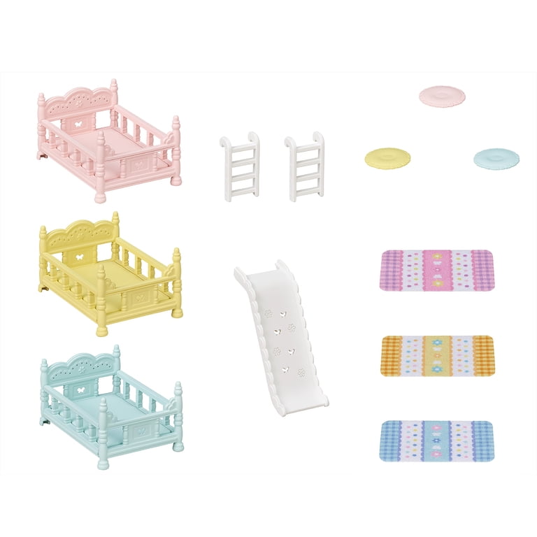 Calico Critters Triple Bunk Beds, Dollhouse Furniture Set photo 5
