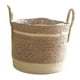 thumbnail image 1 of Cesta tejida para macetas, cesta de almacenamiento, adorno decorativo para el hogar con acabado impermeable Estilo C, 1 of 9