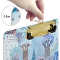 thumbnail image 4 of FMSHPON Winter Landscape Clipboard Hardboard Wood Nursing Clip Board and Pull for Standard A4 Letter 13x9 inches, 4 of 5