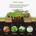 thumbnail image 4 of LuxenHome Wood 3.8ft x 2ft Raised Garden Bed, 4 of 9