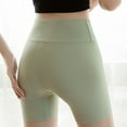 thumbnail image 5 of FAIWAD Women's Silk Safety Shorts Cross Elastic Waist Shorts Breathable Seamless Stretch Underwear, 5 of 6