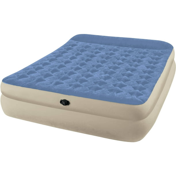 Raised Pillow Rest Airbed Mattress, Intex Queen Dura Beam Pillow Rest Air Bed