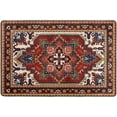 thumbnail image 4 of SKYSONIC 72x48in Abstract Red Texture Area Rug, Non-Slip Floor Carpet for Indoor Living Dining Room and Bedroom Area, 4 of 7