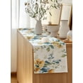 thumbnail image 5 of Table Runner 90 Inches Long for Kitchen Dining, Blue Yellow Spring Floral Dresser Scarf Farmhouse, Dining Table Decorations for Wedding/Parties, Watercolor Botanical Summer 13 x 90 In, 5 of 8