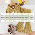 thumbnail image 3 of Linfrsh Toddler Girls Fall Outfits Girls' Set With Long Sleeved Floral Hooded Top and Flared Pants for, 3 of 9