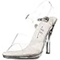 thumbnail image 3 of Ellie Shoes E-421-Brook Sandale Transparente à 4 Talons 10 / Transparent, 3 of 3