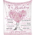 thumbnail image 1 of LHSHID 8 Year Old Girl Birthday Gift Blanket Gifts for 8 Year Old Girls 8 Year Old Girl Gifts Birthday Gifts for 8 Year Old Girl 8th Birthday Gifts for Girl Best Party Gift Ideas for Age 8 50x60in, 1 of 6