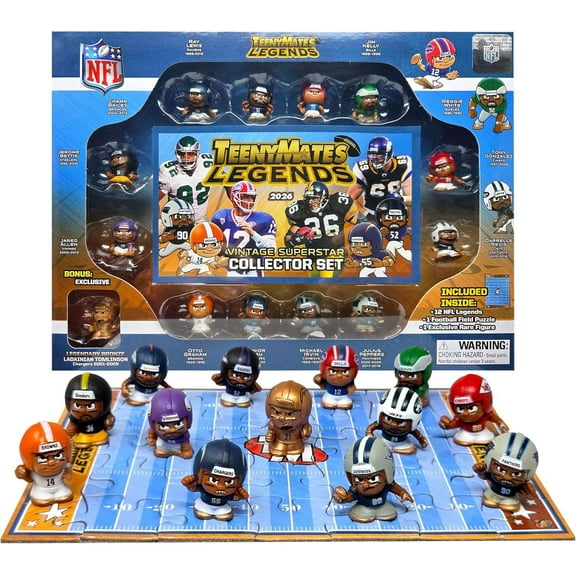 NFL Teenymates LEGENDS Player Figures 2026 Series 4 Collector Gift Set