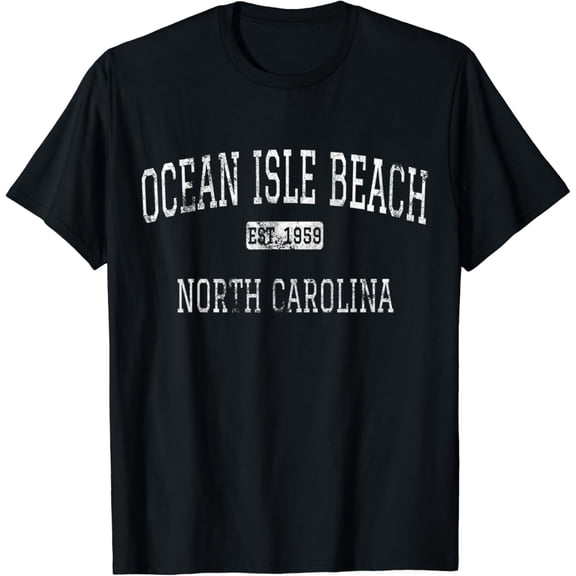 Ocean Isle Beach North Carolina Nc Vintage T Shirt