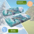 thumbnail image 5 of Jeiento Watercolor Sea Turtle Golf Cart Seat Covers for Front Seat Golf Cart Backrest Bench Covers for More 2-Person Seats Club Car Decor, 5 of 7