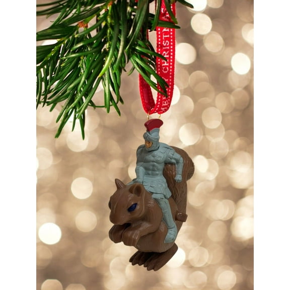 Christmas Ornament Octavius on Squirrel 4" Night At The Museum Figure Figurine