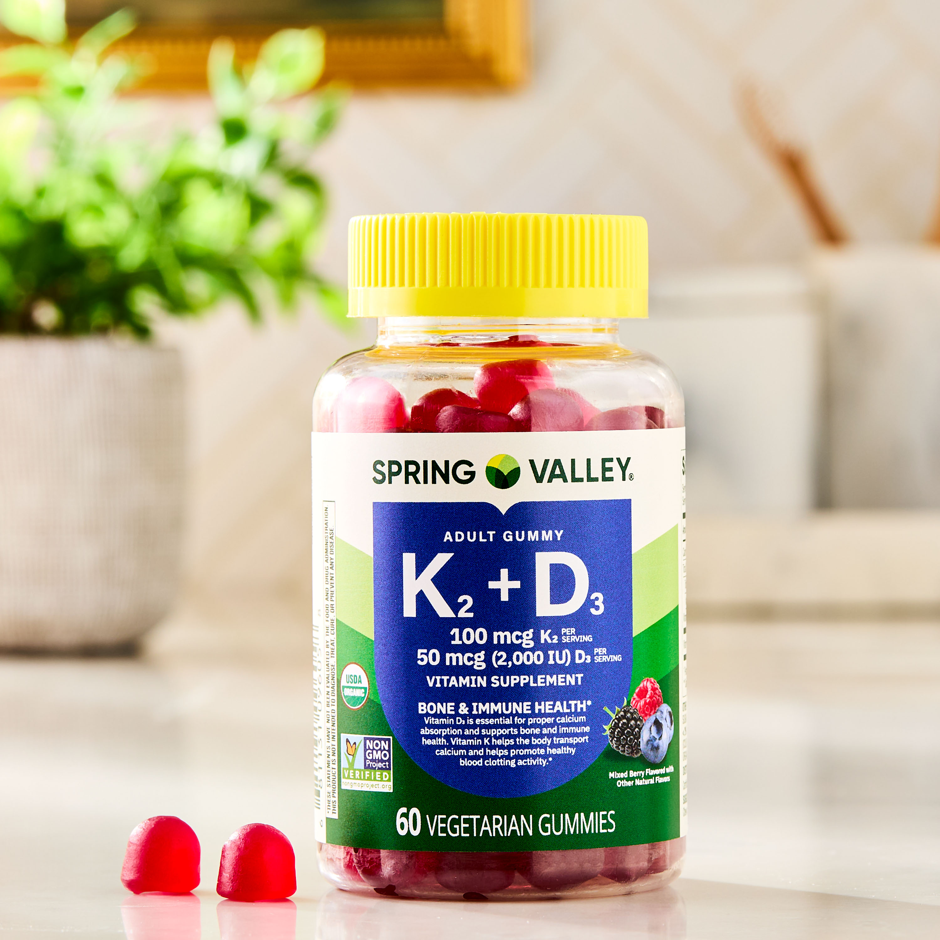 Spring Valley Vitamin K2 + D3 Mixed Berry Gummies photo 4