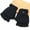 Black, variant on Black Gloves Mittens for Women Men Winter Warmer Gloves Coral Fleece Hand Wrist Fingerless Mitten