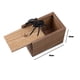 thumbnail image 2 of Organizador Inofensivo Halloween broma caja de miedo juguete realista araña caja de madera aterradora Wdftyju Libre de BPA, 2 of 2