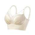 thumbnail image 4 of Afdoent Bras for Women Lace Push Up Racerback Bra Adjustable Straps Wirefree Seamless Comfy Everyday Bra, 4 of 5