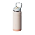 thumbnail image 5 of SURFVEN 27 oz Stainless Steel Double Wall Insulated Water Bottle with Flip-up Straw Lid, Egg Shell, 5 of 7